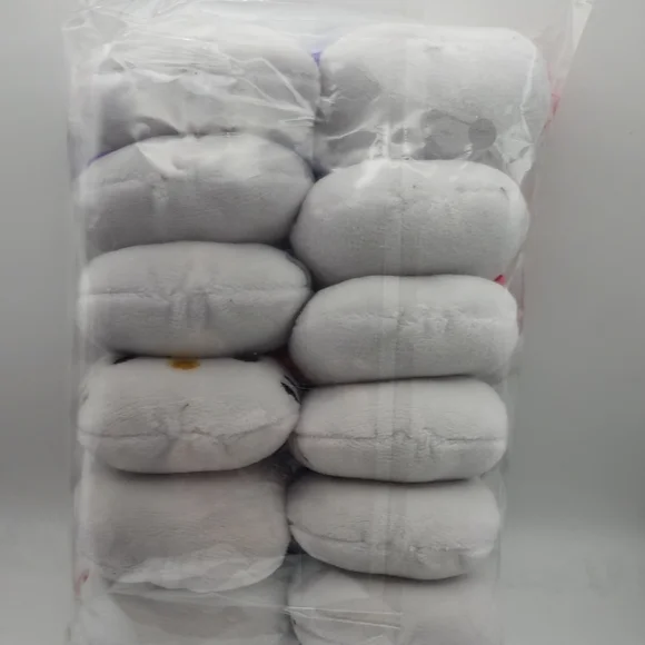 Hello Kitty  PlushPink , Blue. Red, And Purple Bag Charms . 12 Pieces - Picture 5 of 8